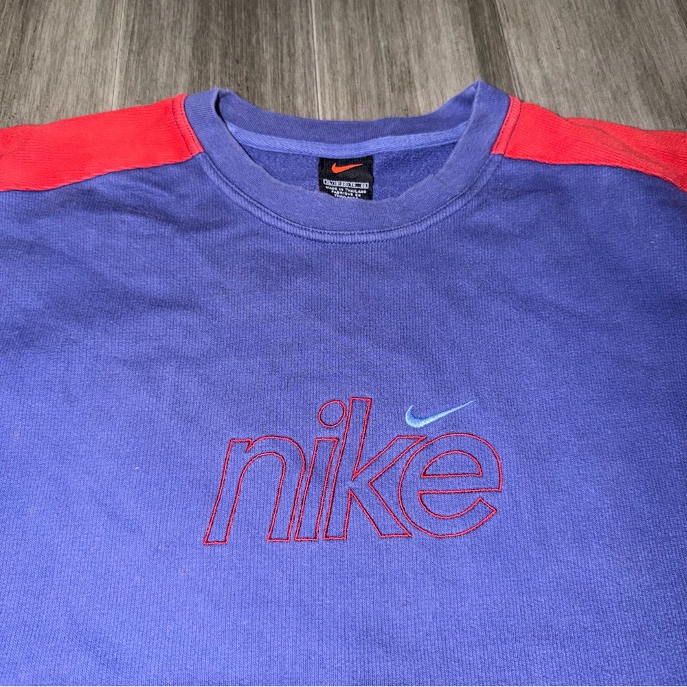 Vintage Nike Center Swoosh Long Sleeve Crewneck | Women’s XL